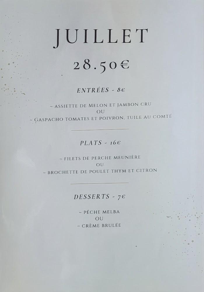 Auberge Jurassienne - Menu Image 3